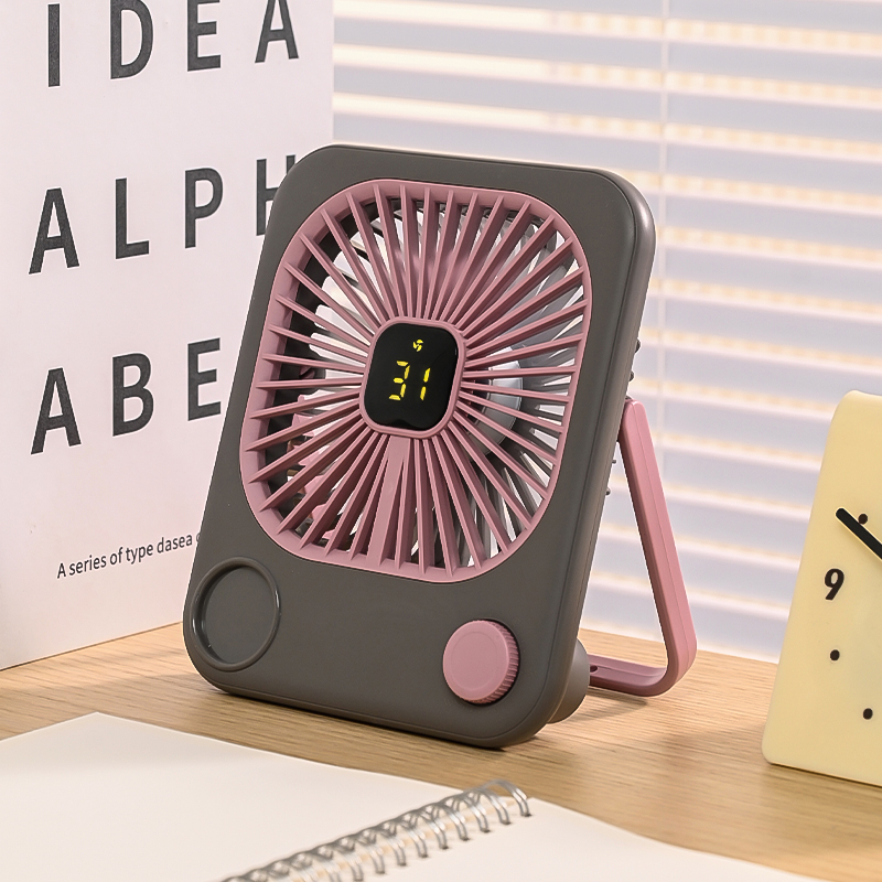 Ultra-Slim Aesthetic Desktop Fan | Customizable airflow, unlock a brand-new summer cooling experience