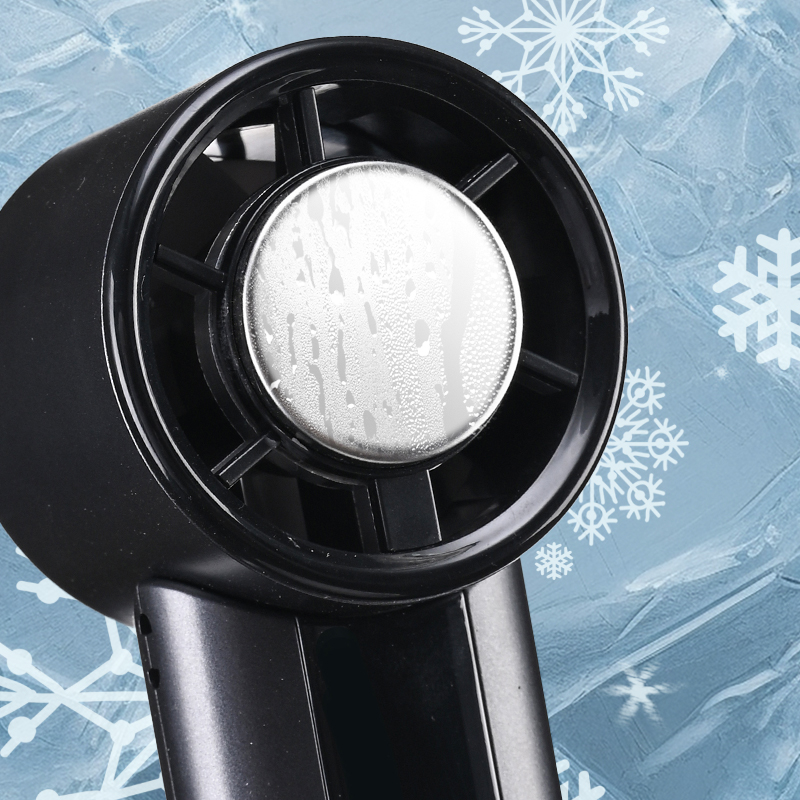 100-Speed Stepless Handheld Turbo Fan, Portable High-Speed Cooling Fan
