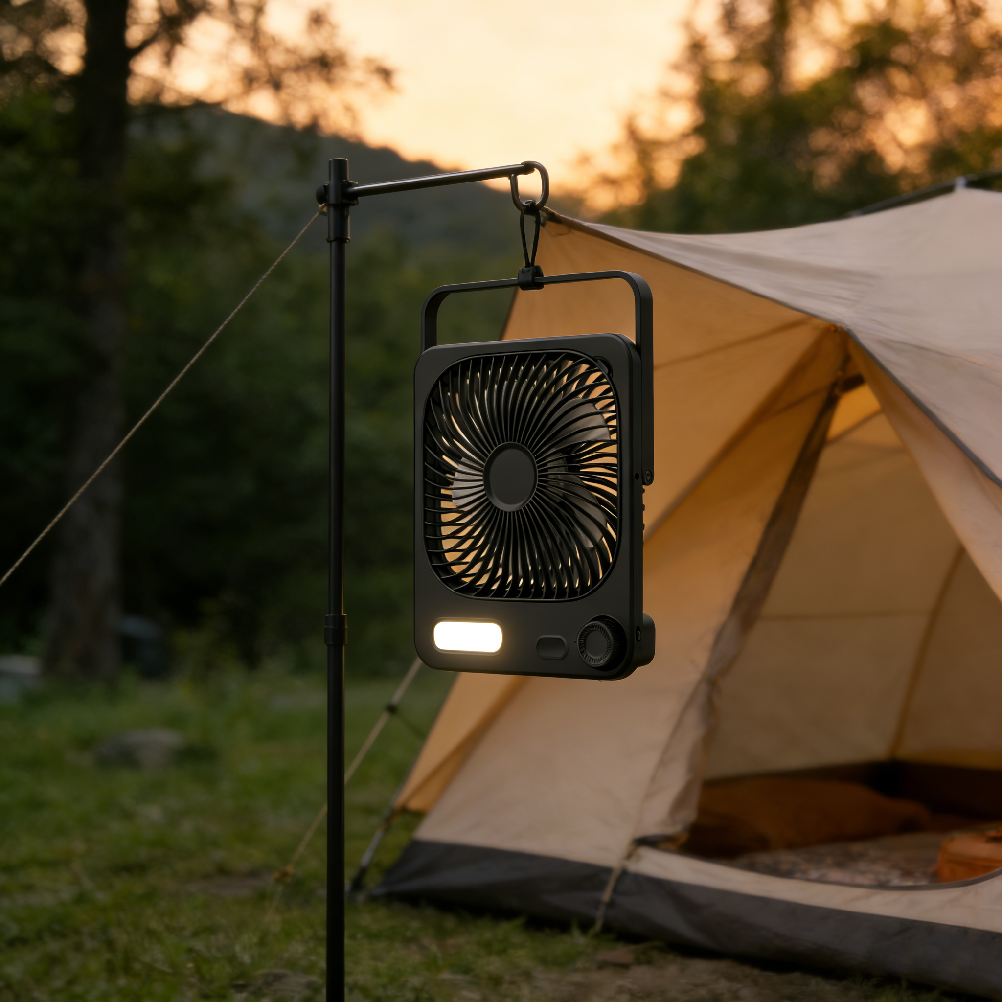 Ultra-Slim Body, Powerful Wind | Portable Desktop Fan with Long-Lasting Battery Life
