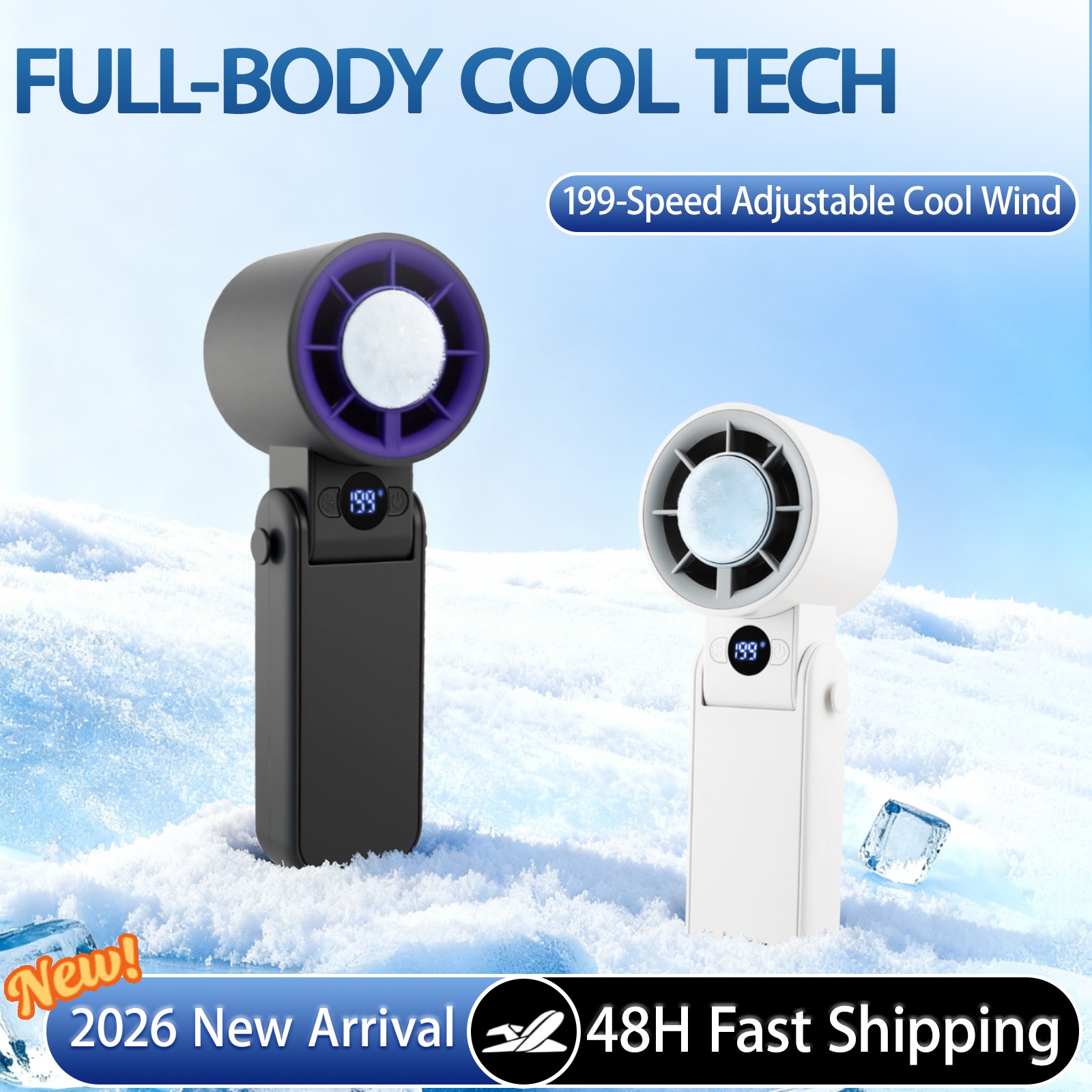 Handheld Ice Compress Fan H11