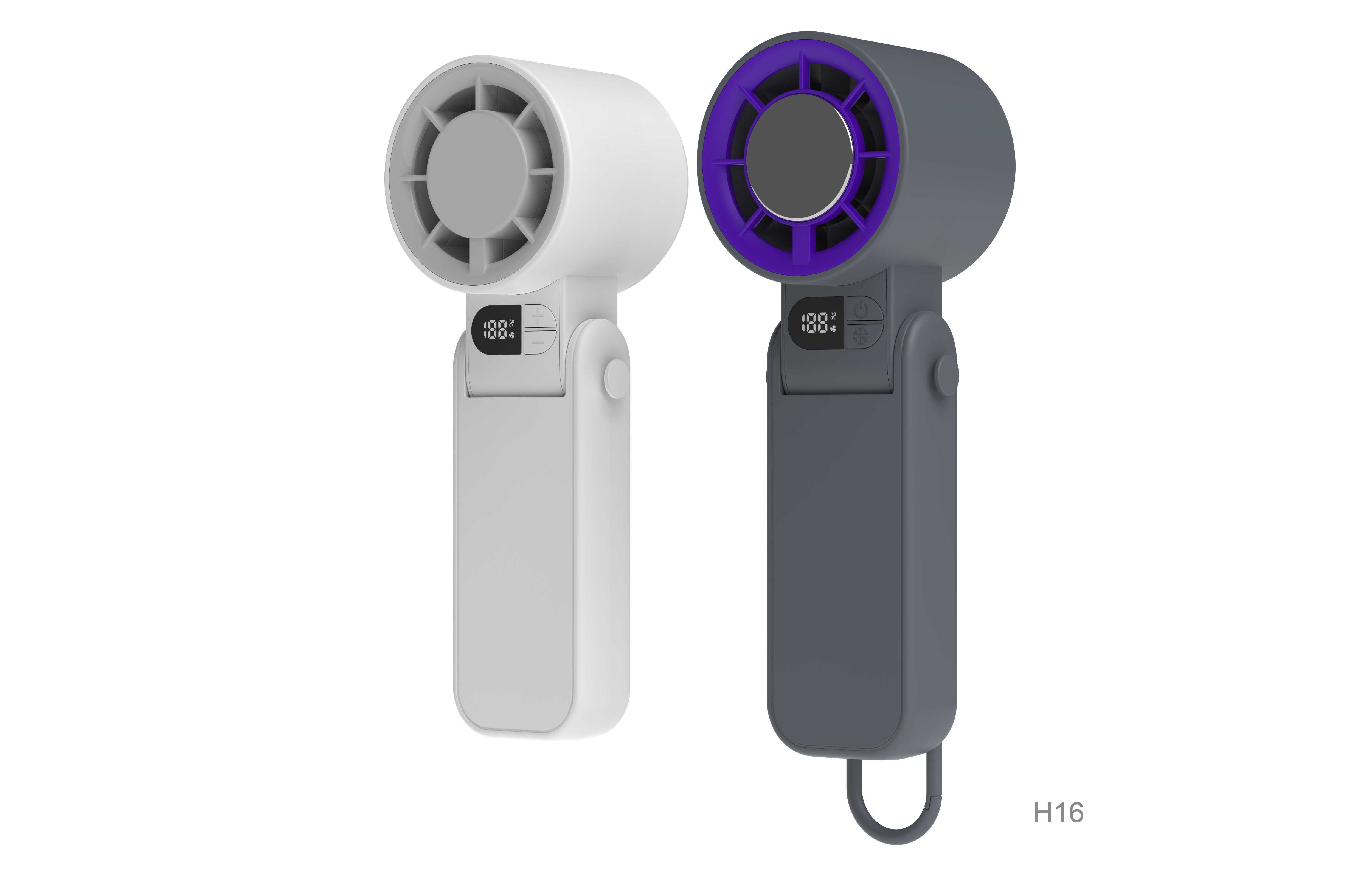 Handheld Foldable Mini Fan, Portable Rechargeable , Personal Small Fan for Travel, Office, Outdoor, Summer Cooling