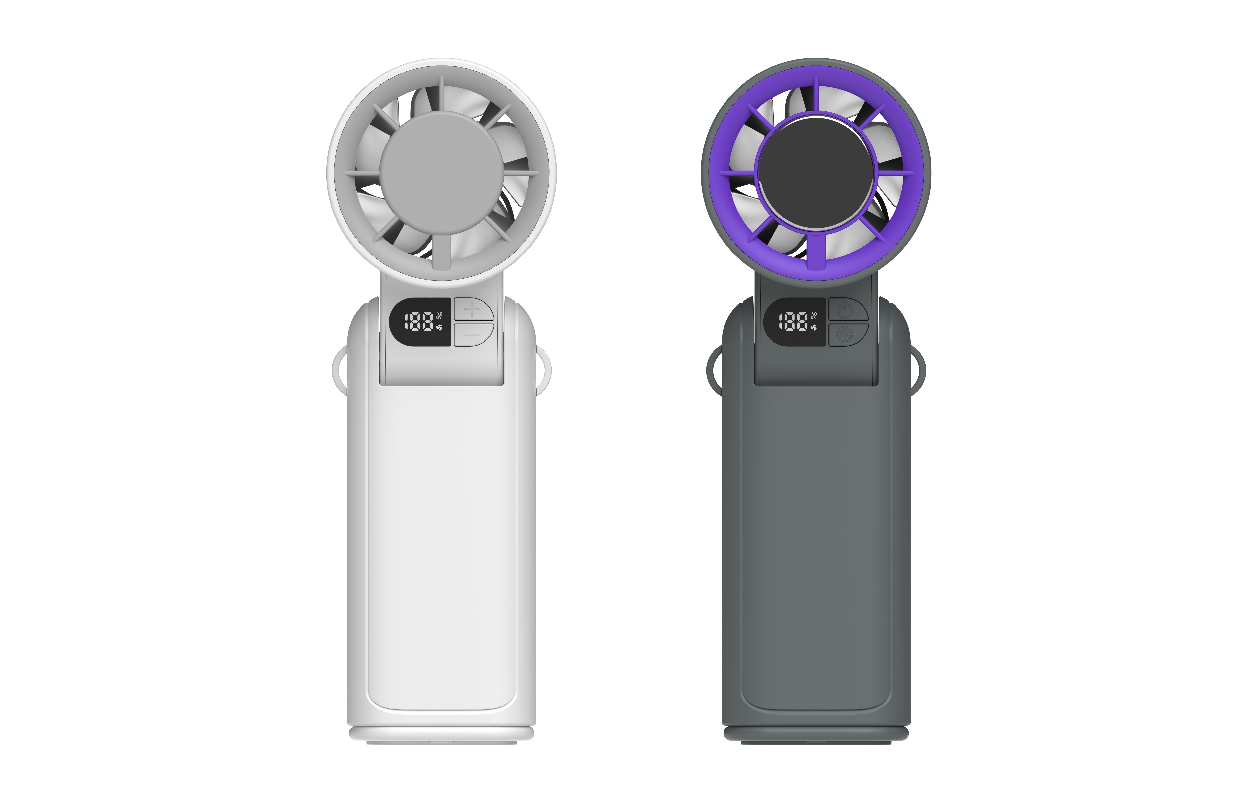 Portable Handheld Fan, Foldable  Rechargeable Mini Fan, Personal Cooling Fan for Travel, Commute, Office, Camping, Summer Essential