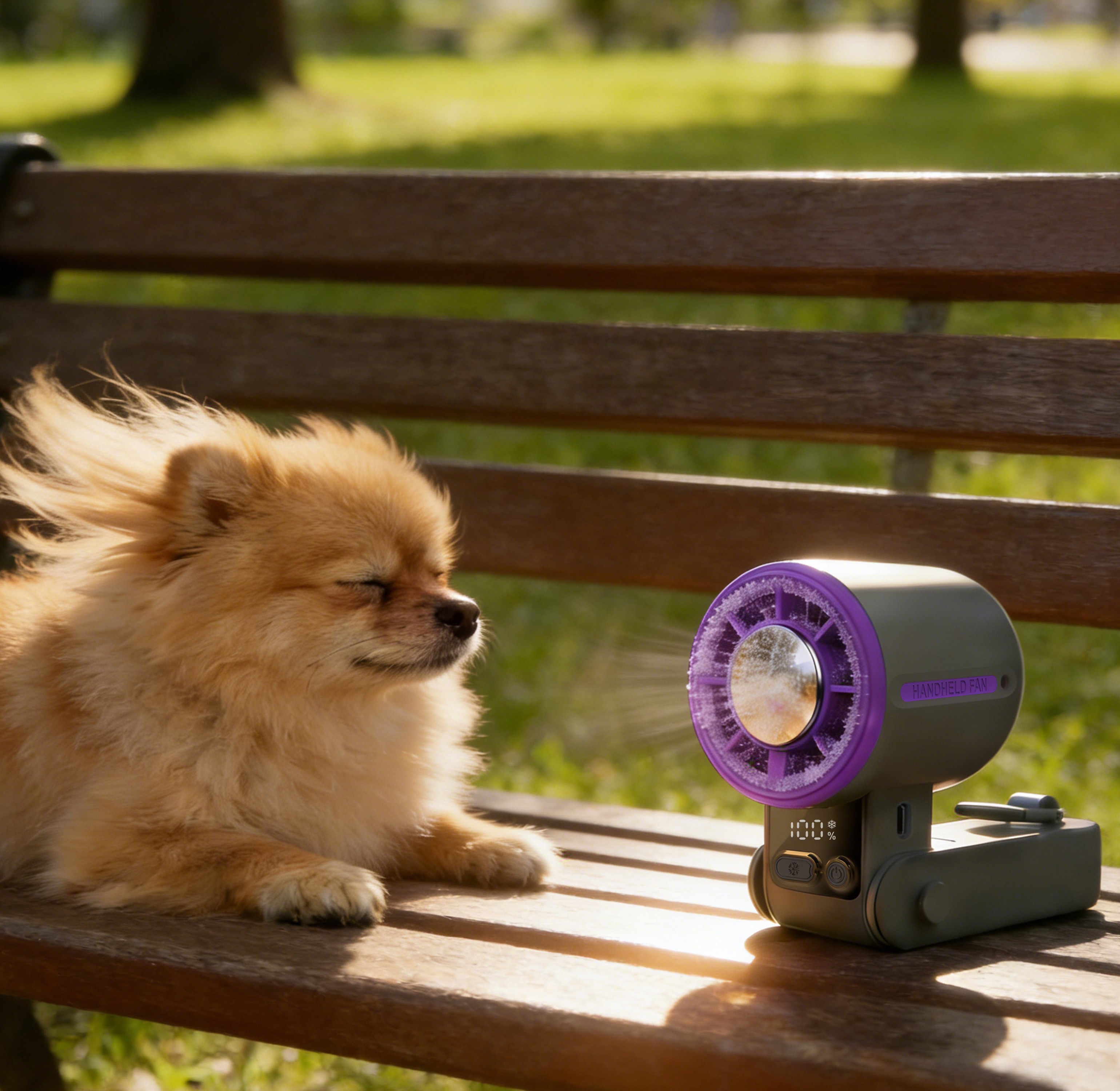 Portable handheld fan H19