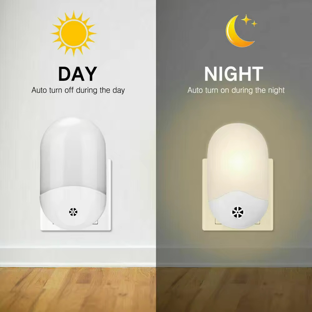 LED Night Lights，Plug into Wall ， soft light, Bright Nightlight , for Adults Kids Room Bedroom Bathroom Hallway Kitchen