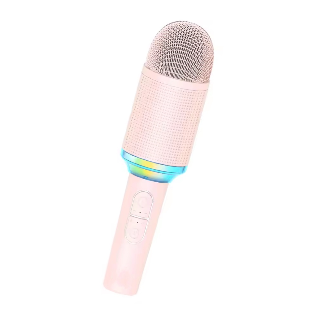 RGB Light Portable Mic Sound Noise Reduction Handheld  Wireless Karaoke Microphone Speaker for Singing Party
