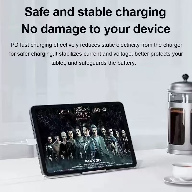 Durable Charger & Cable Set，22.5W Fast Charging Kit，Works for  8 to 17 series.