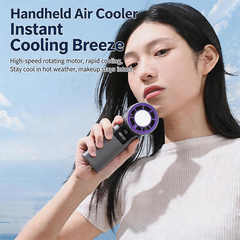 Mini Fan Electric Fan Rechargable Fan Desktop Fans Travel Handheld Fan Portable HandyFan Cooling Fan