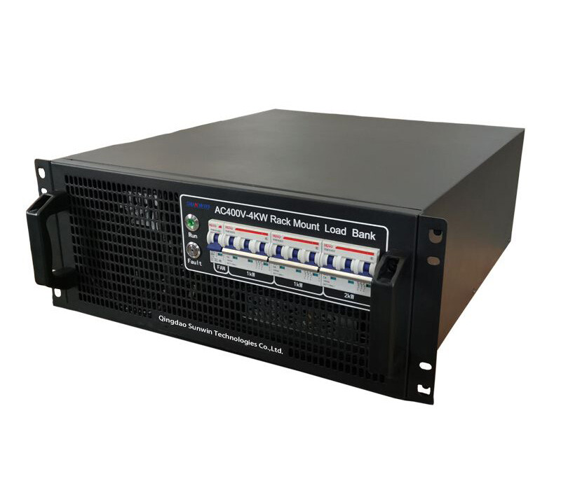 Banco de carga con refrigeración líquida de un solo módulo de 21 kW montado en rack