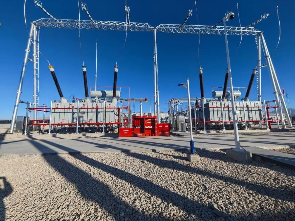 330KV 360MVA Three-phase Fan-cooling Three-winding On-load tap changer transformer