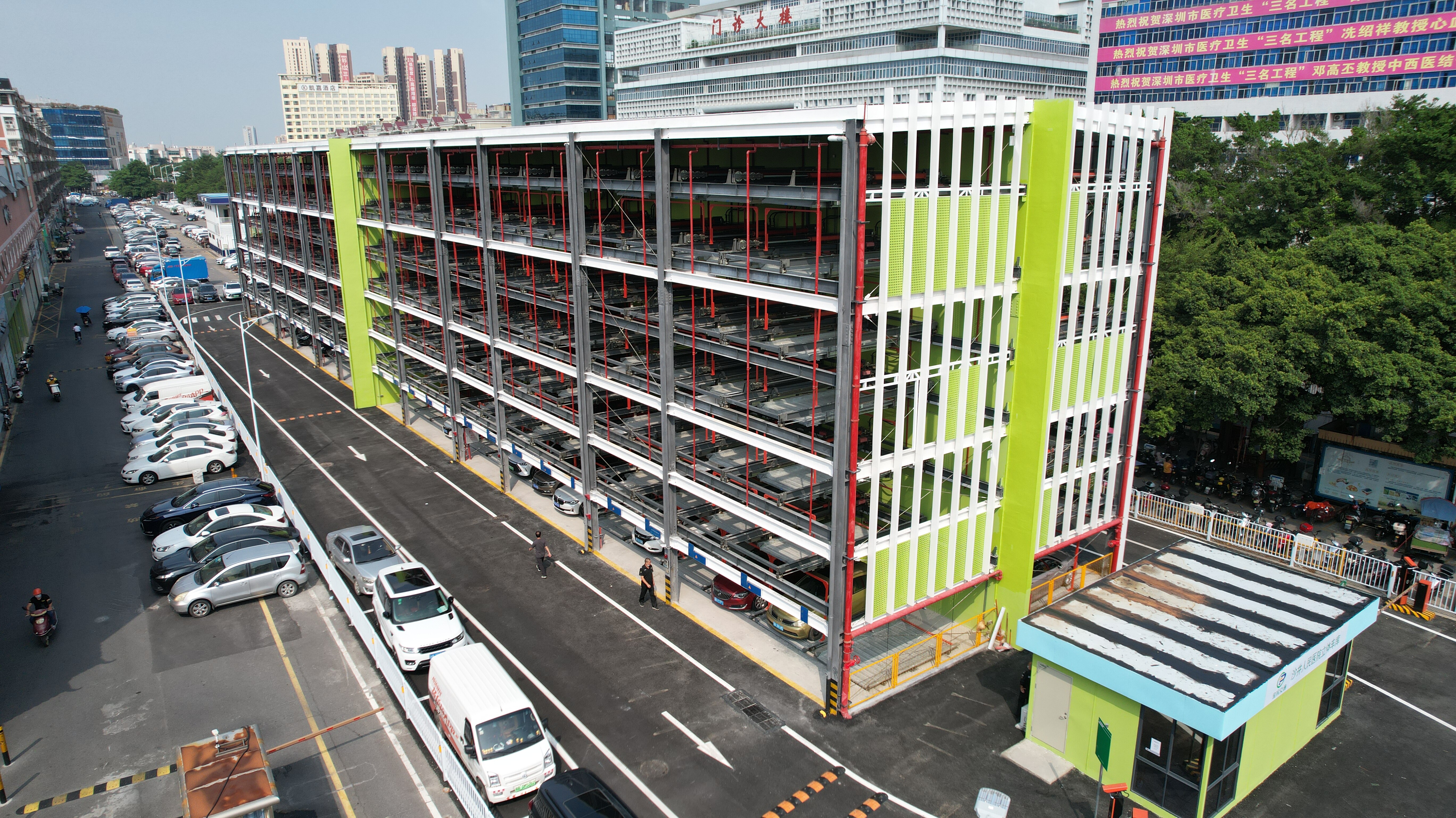 PSH -- Vertical horizontal parking system (3-8 floor)