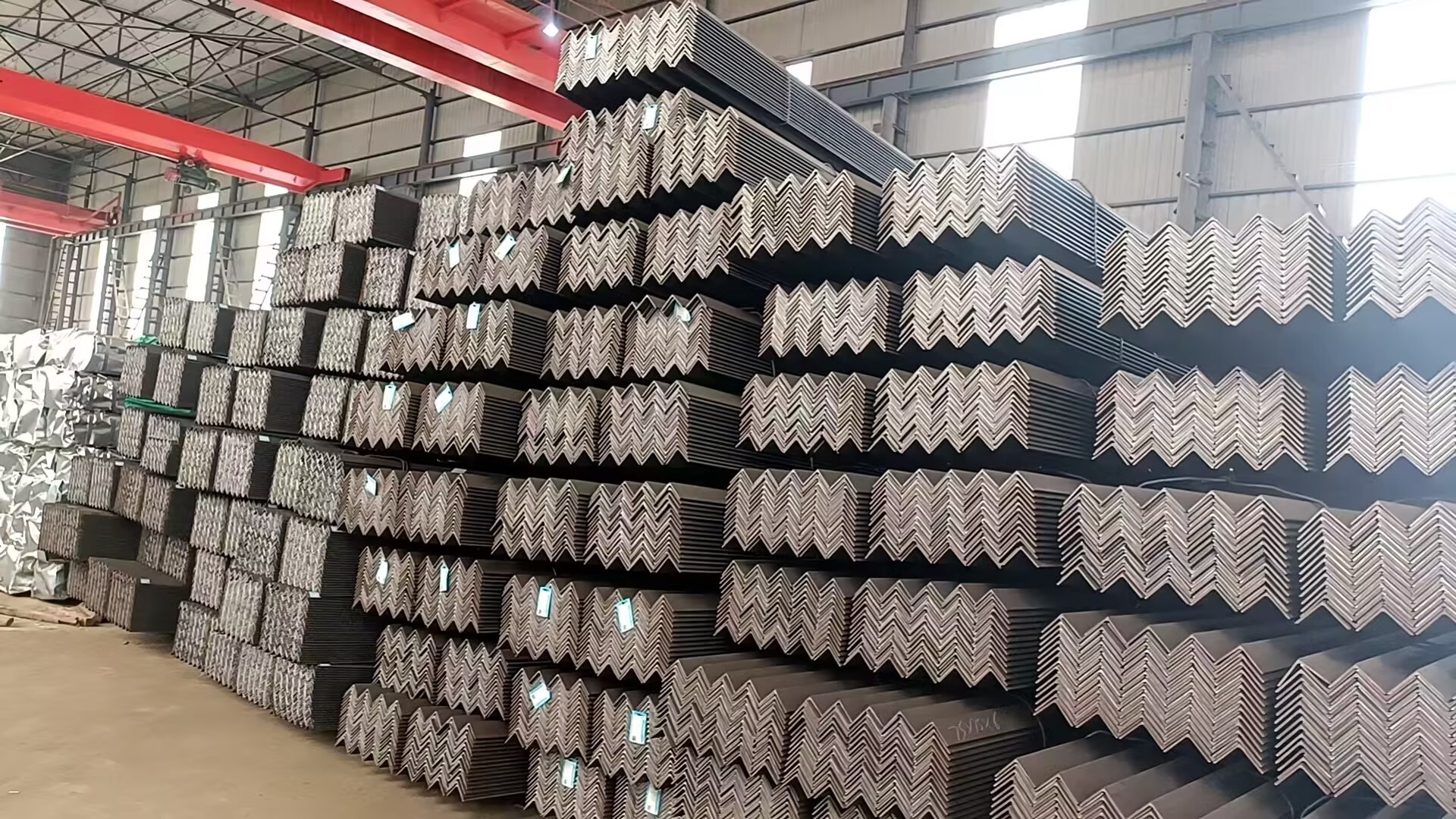 Successfully completed the custom steel beam order for the UAE, ready for shipment