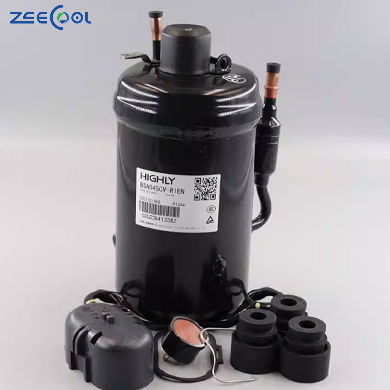 Factory Direct Sale Mini AC Highly R134a DC Rotary Compressor Refrigeration BSA357CV-R1AUN BSA357CV-R1AN BSA645CV-R1EN