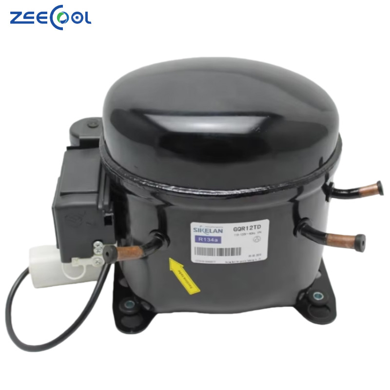 New MQ-GQR12TD Hermetic Reciprocating Compressor Fridge Freezer 4521BTU R134a 50-60Hz High Efficiency for Sikelan