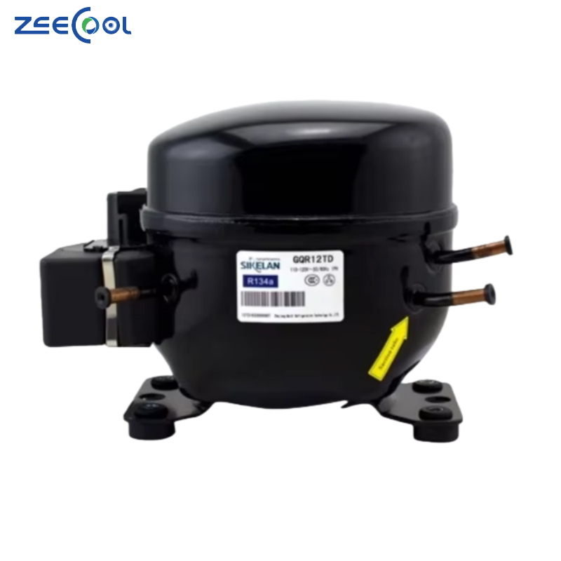 New MQ-GQR12TD Hermetic Reciprocating Compressor Fridge Freezer 4521BTU R134a 50-60Hz High Efficiency for Sikelan
