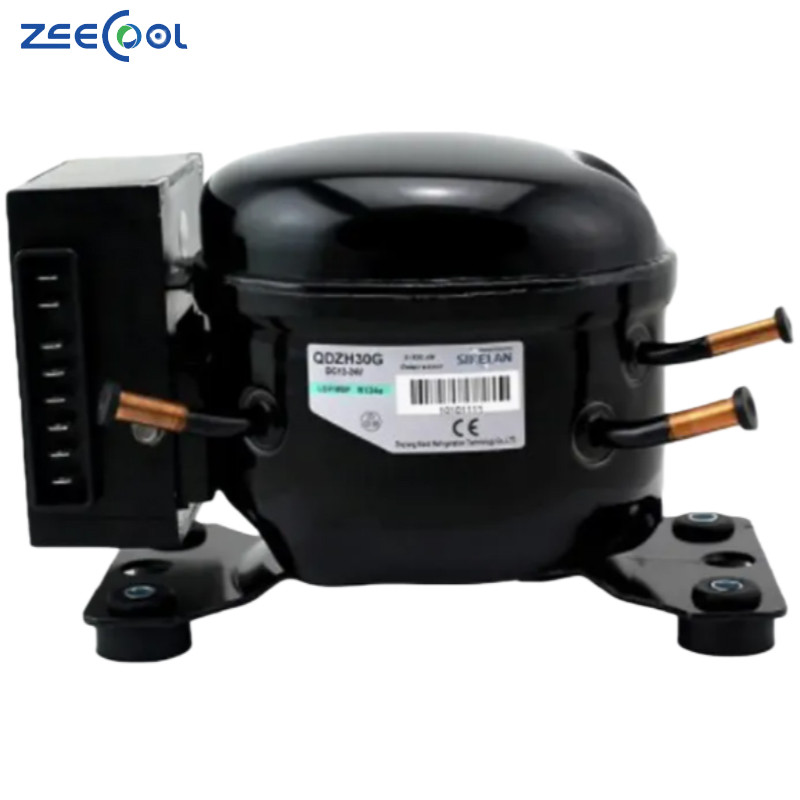 1 QDZH30G 12V-24V Freezer Compressor R134A Refrigerator Compressor DC Refrigeration Compressor for Cooling Systems