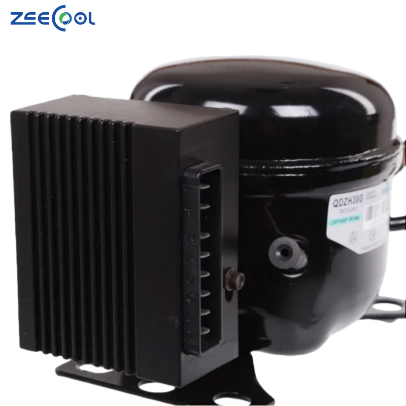 QDZH30G 12V-24V Freezer Compressor R134A Refrigerator Compressor DC Refrigeration Compressor for Cooling Systems