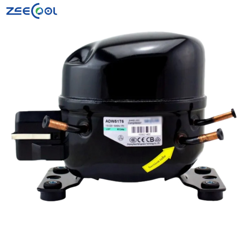 1 High Quanlity Hermetic Refrigeration SIKELAN 110-120V R134A 1/5 hp ADW51T6 Freezer Compressor Refrigerator Compressor