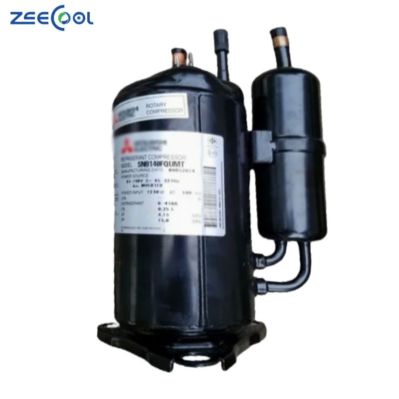 Fast Shipping Mitsubishi SNB140FQUMT AC Rotary Compressor R410A Refrigeration for air Conditioning