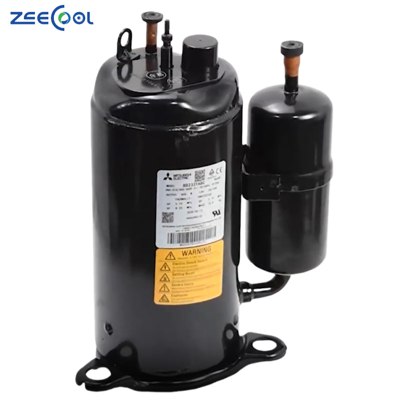 New Supply for Mitsubishi RS232 220-240V/50Hz Hermetic Compressor R22 1.5HP Rotary Compressor