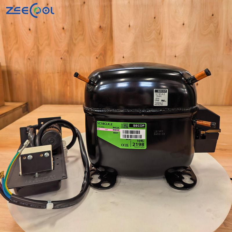 SC12CLX.2 SC15CLX.2 SC18CLX.2 SC18MLX 115V Fridge Compressor Freezer Compressor SCECOP R404 Refrigeration Compressor