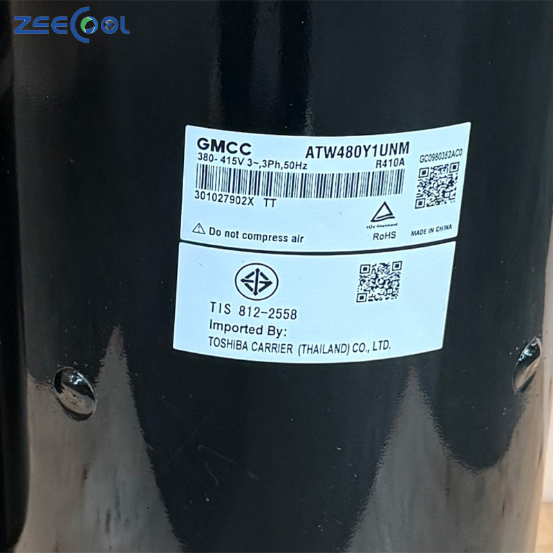 Wholesale New for TOSHIBA GMCC ATW480Y1UNM ATW510Y1UNYA R410 380V 50HZ Refrigeration Compressor With High Quality