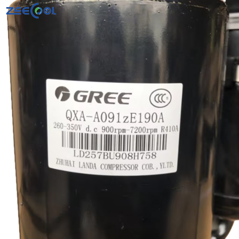 Factory Hotsale R410a Inverter Rotary Compressor QXA-A091zE190A QXA-A096zE190A QXF-A096zE190A Air Conditioner Refrigeration Compressor for Gree Landa