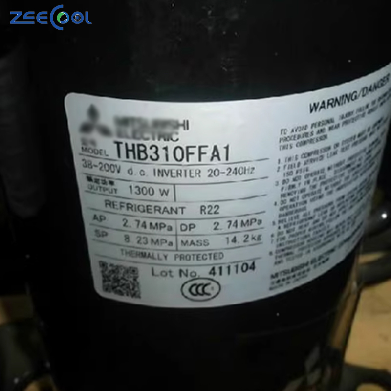 Factory Price Rotary Compressor THB247FAE Air Conditioner 200V R22 Refrigeration Compressor for Mit-subishi-(1)