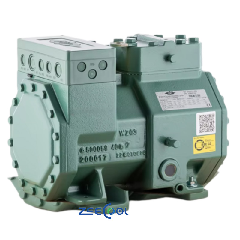 Bitzer Semi Hermetic Screw Refrigeration Compressor 2FES-2Y-40S 2FES-3Y-40S Air-Cooled Systems in Commercial Refrigeration and Warehouse