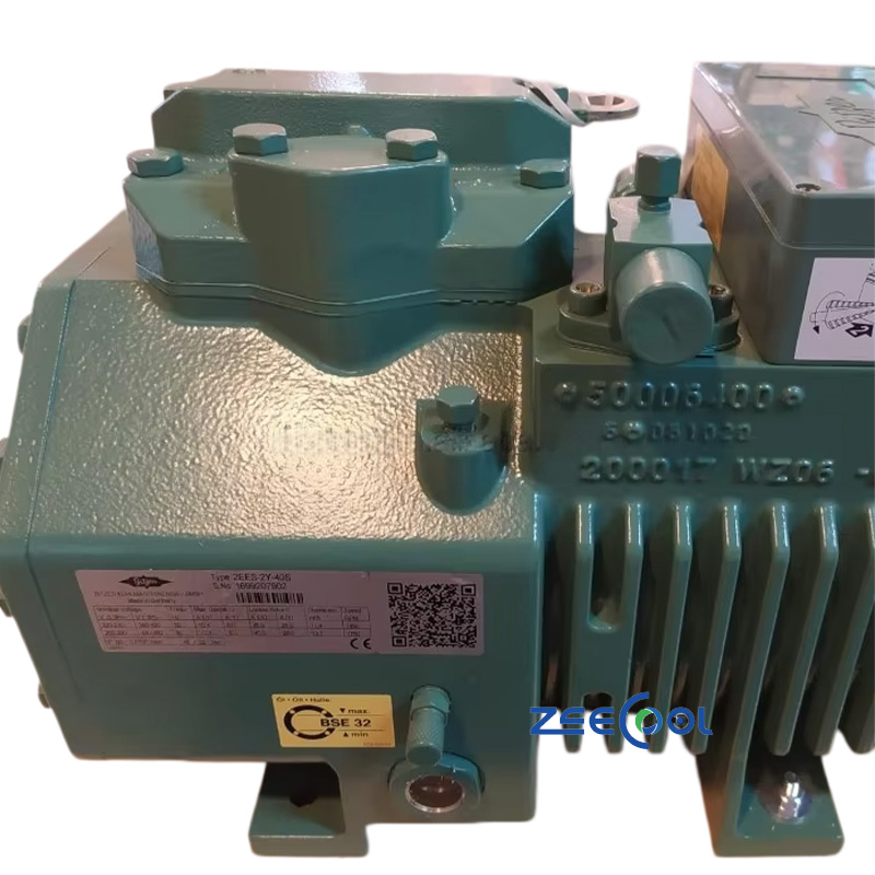 Bitzer 2EES-3Y-40S 2EES-2Y-40S Semi-hermetic Piston  Refrigeration Compressor Under counter Refrigeration Suitable for Freezer Refrigerated Display case