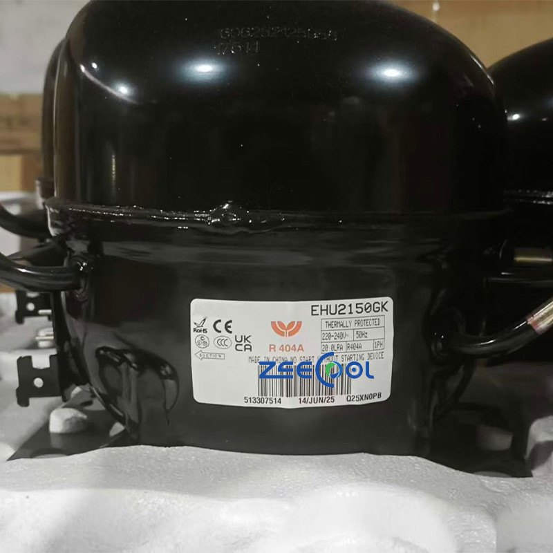 6 Piston Refrigeration Compressor for Embraco R404A Refrigerator Models EHU2155GK EHU2140GK EHU2150GK EHU2160GK