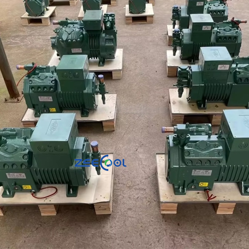 Bitzer Semi Hermetic Piston Refrigeration Compressor 4DES-7Y 4TES-9Y 4DES-5Y 4TES-12Y Air-Cooled Condensing Unit for Cold Rooms