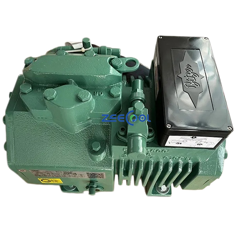 Bitzer 2CES-3Y-40S Quality 3HP Semi Hermetic Reciprocating Compressor for Supermarket Display Refrigerators Beverage Cooler