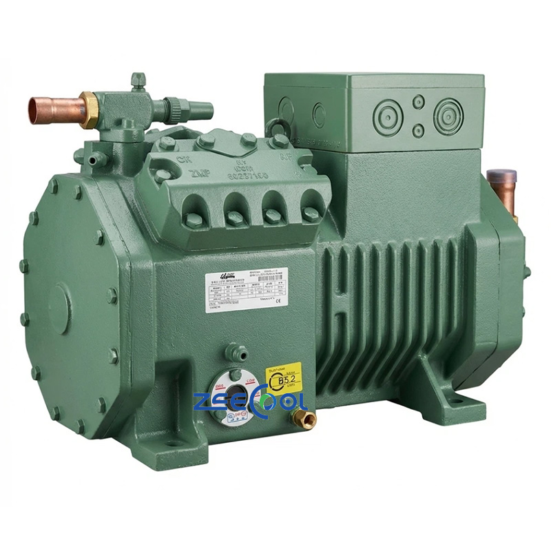 Bitzer 9HP 4CC-9.2Y-40S 4CES-6Y-40S 4DES-5Y-40S 4EES-4Y-40S 4ESL-9K-40S Semi-hermetic Piston Compressor for Ultra-low Temperature Cold Storage Parallel Compressor Rack System