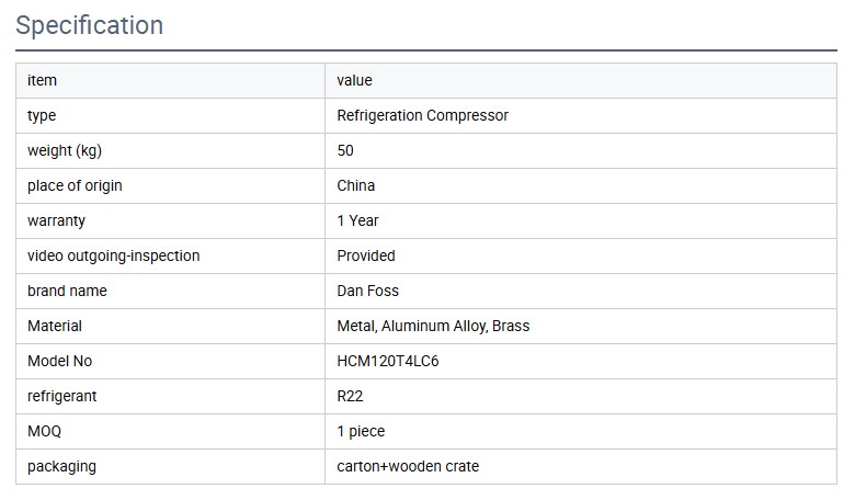 ScreenShot_2026-07-20_154618_822 DanFoss scroll compressor HCM094T4LC6 HCM104T4LC6 HCM109T4LC6 HCM120T4LC6 HCM120T4LC8 Heat Pump Compressor Central air Conditioning Refrigeration Compressor