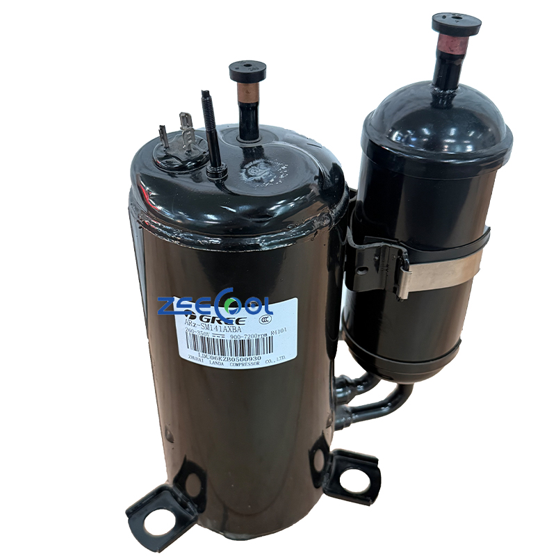 Hot Sale NEW Rotary Refrigeration Compressor ARz-SM141AXBA HVACR Systems Air Conditioner Compressor 260-350V R410A for Gree Hot Sale NEW Rotary Refrigeration Compressor ARz-SM141AXBA HVACR Systems Air Conditioner Compressor 260-350V R410A for Gree