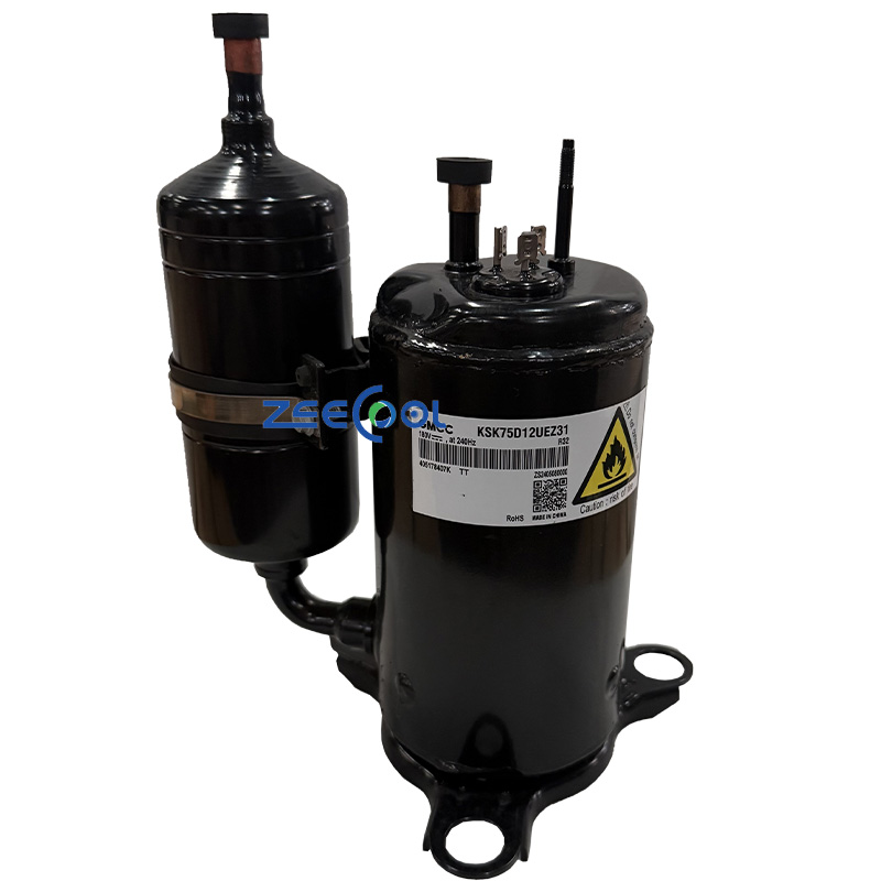 GMCC Rotary Compressor 1HP KSK75D12UEZ31 KSK75D12UDZB31 160V 240HZ R32 Refrigeration Compressor Air Conditioner