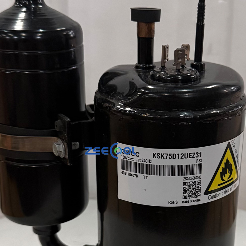 GMCC Rotary Compressor 1HP KSK75D12UEZ31 KSK75D12UDZB31 160V 240HZ R32 Refrigeration Compressor Air Conditioner