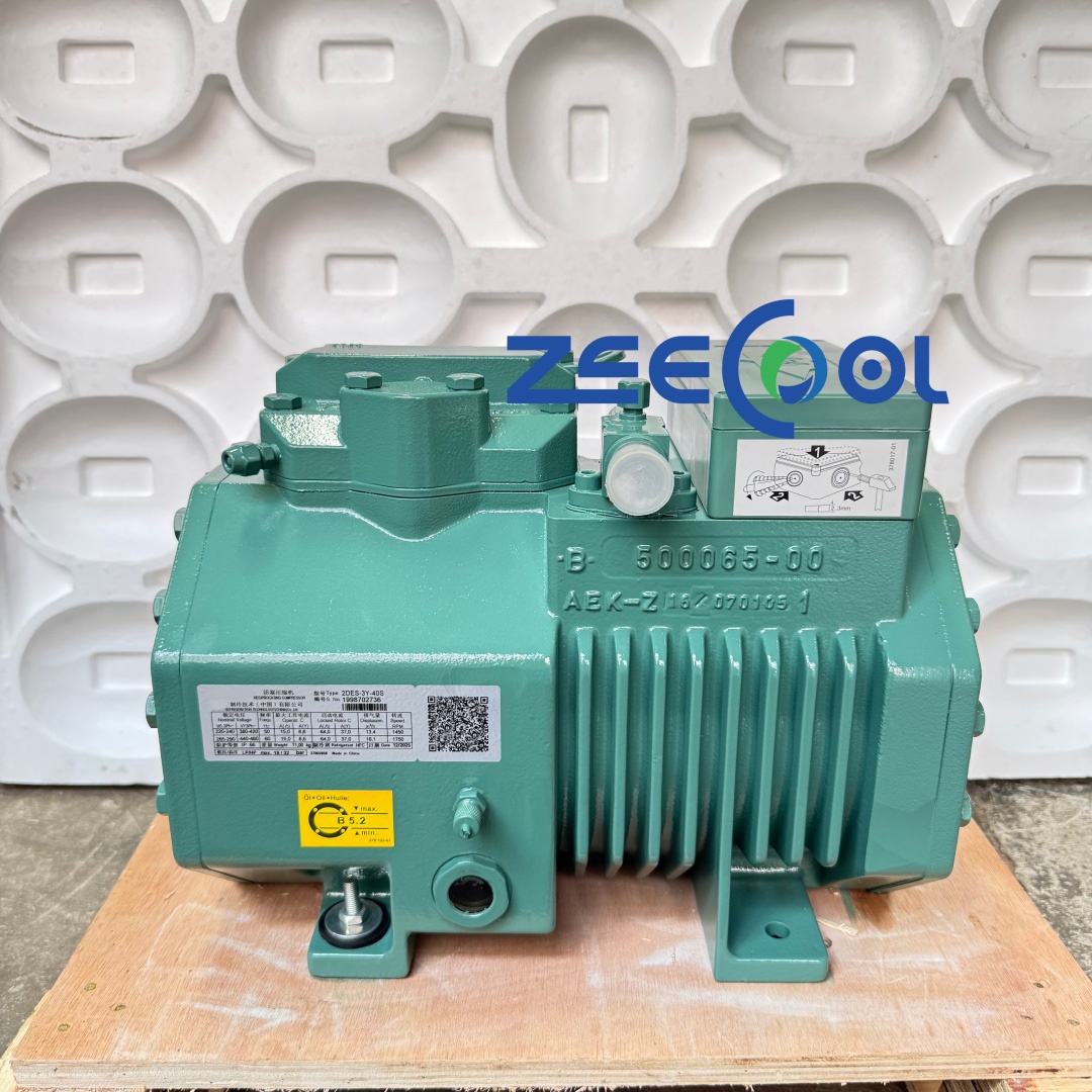 Bitzer Semi-hermetic Refrigeration Compressor 2DES-3Y-40S 2DES-2Y-40S 2CES-3Y-20D Used to Small to Medium-sized Commercial Refrigeration Systems