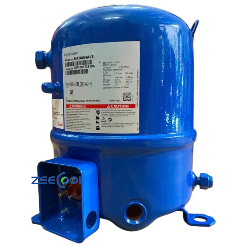 Danfoss Piston Refrigeration Compressor MT19JA4VE MT19-4VI Cold Storage 380V 50HZ R22 Reciprocating Compressor