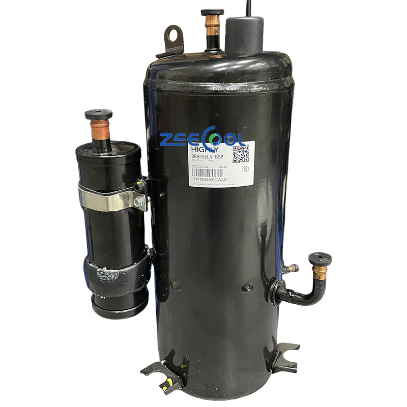 HIGHLY Rotary Compressor DBH356LV-B5M 220V 50Hz R404A Refrigeration for Commercial Refrigerated Cabinet and Cold Storage