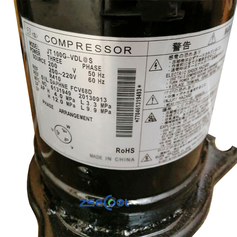 DAIKIN Scroll Compressor JT100G-VDL@S JT100G-VD@T3 System Air Conditioning 200V 50Hz Refrigeration Compressor