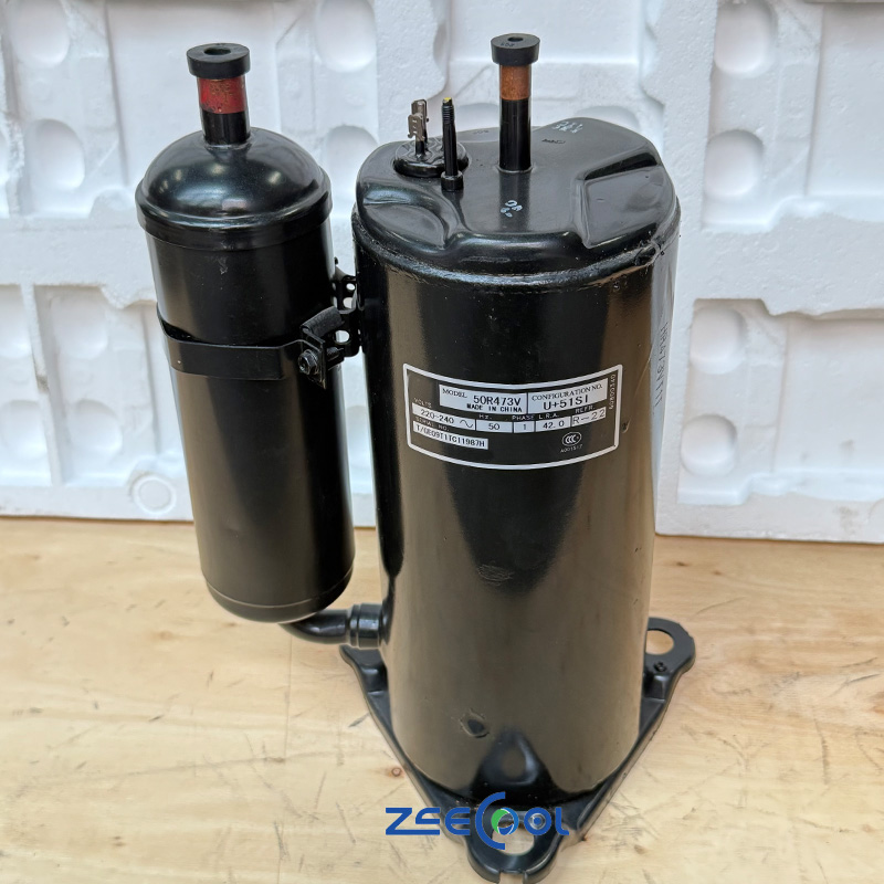 RECHI Rotary Refrigeration Compressor 50R453V 50R473V 50R503V air Conditioning Compressor Heat Pump Hot Water Machine Compressor