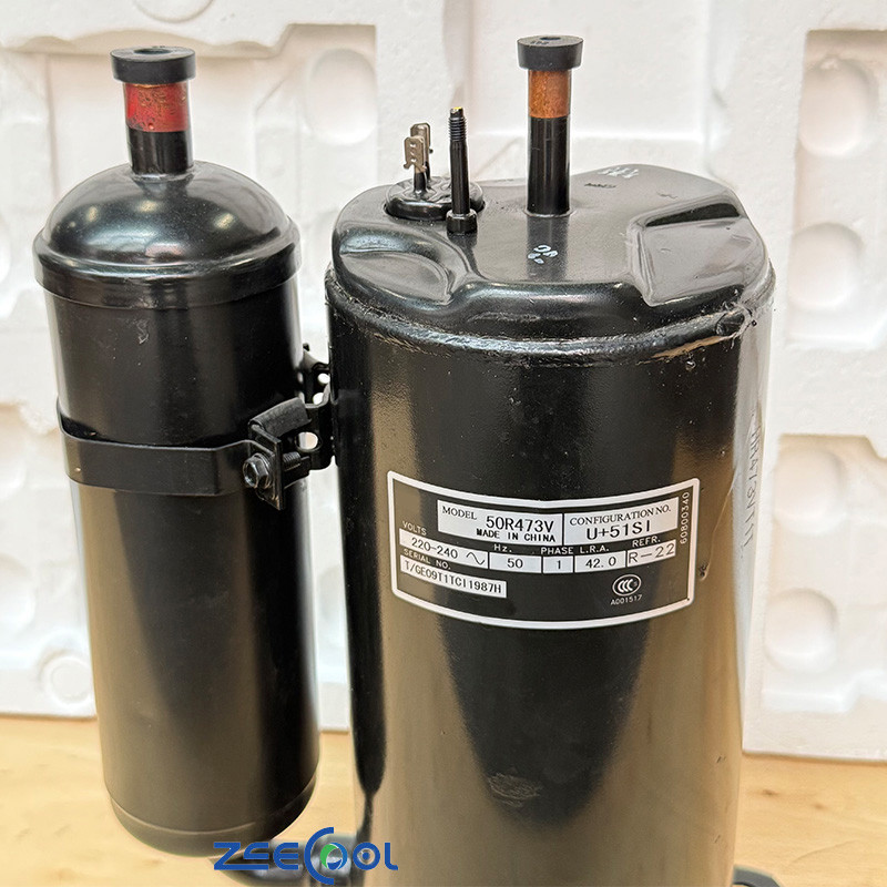 5 RECHI Rotary Refrigeration Compressor 50R453V 50R473V 50R503V air Conditioning Compressor Heat Pump Hot Water Machine Compressor