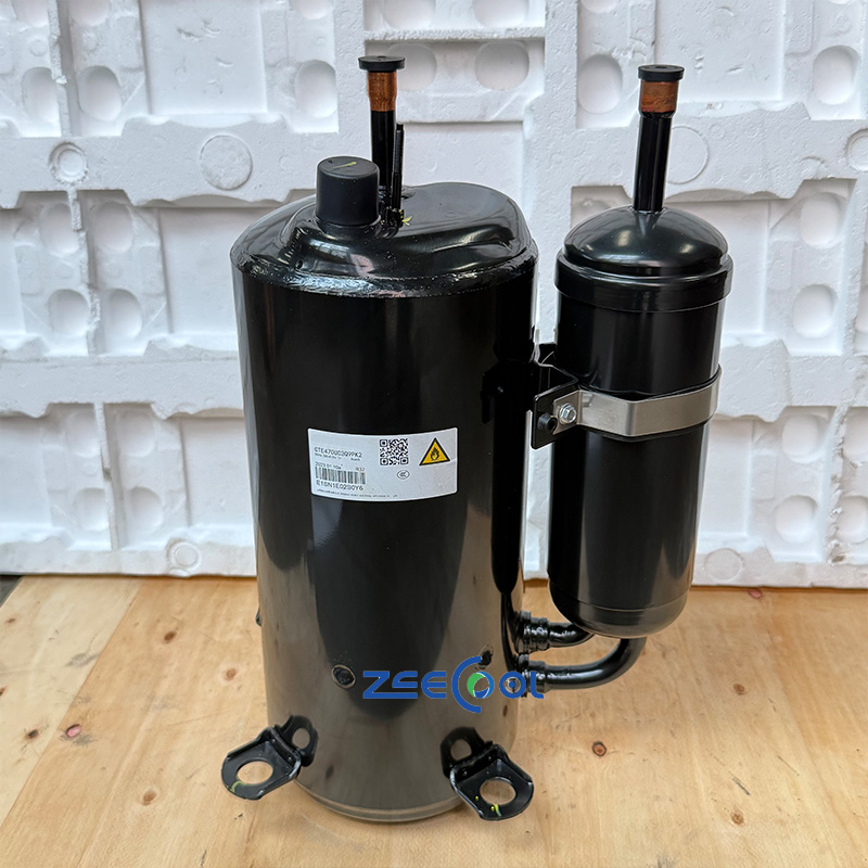 HIGHLY Rotary Refrigeration Compressor GTE470UC3Q9PK2 GTE498UC3Q9PK1 GTE590UC3Q9RK R32 Air Source Heat Pump
