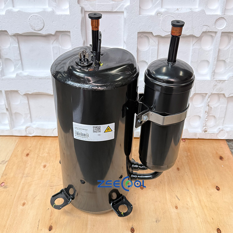 HIGHLY Rotary Refrigeration Compressor GTE470UC3Q9PK2 GTE498UC3Q9PK1 GTE590UC3Q9RK R32 Air Source Heat Pump
