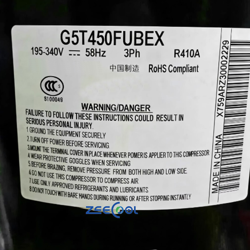 Samsung Rotary Refrigeration Compressor UG5T450FUEJX UG5T450FUEJK UG5T450FUBEX for air Conditioning Compressor R410A