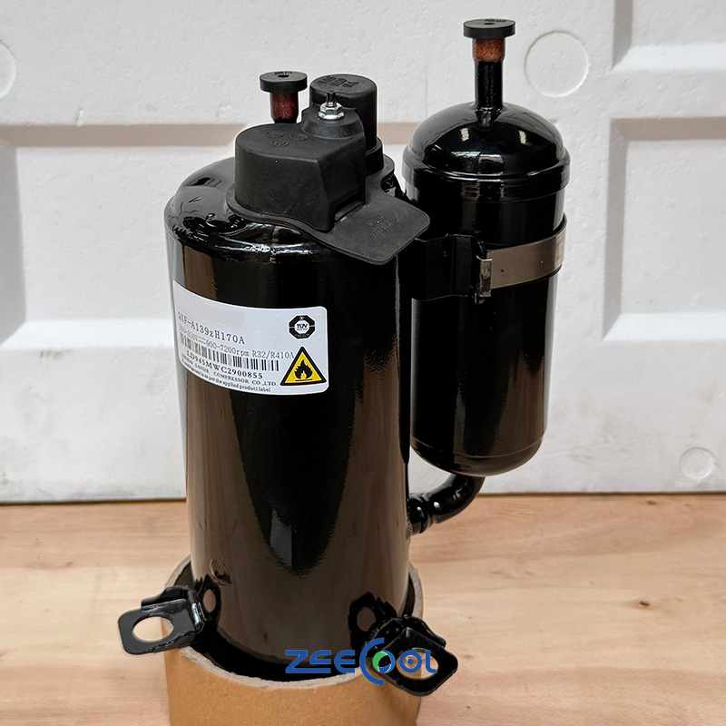 GREE Rotary Compressor QXF-A139zH170A R32/R410a 260-350v Refrigeration Compressor Air Conditioner Dehumidifier