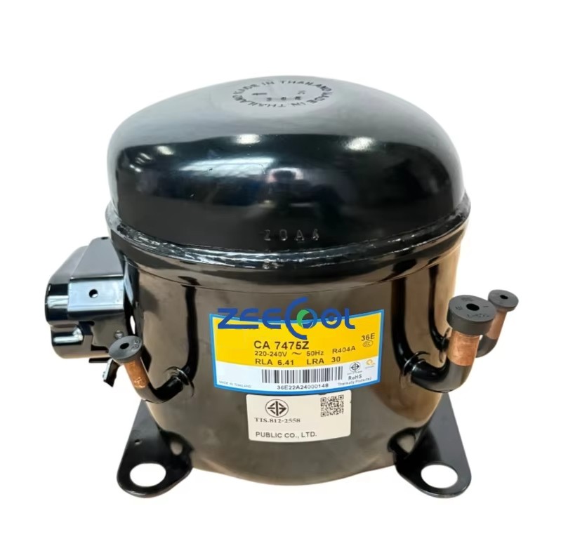 CA7475Z (1) Kulthorn Hermetic Reciprocating Compressor CA7475Z 3/4 HP CA2435Z CA7457G CA7457GK CA7459G R404a Tecumseh Commercial Freezer Display Cabinet