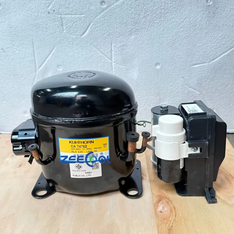 Kulthorn Hermetic Reciprocating Compressor CA7475Z 3/4 HP CA2435Z CA7457G CA7457GK CA7459G R404a Tecumseh Commercial Freezer Display Cabinet