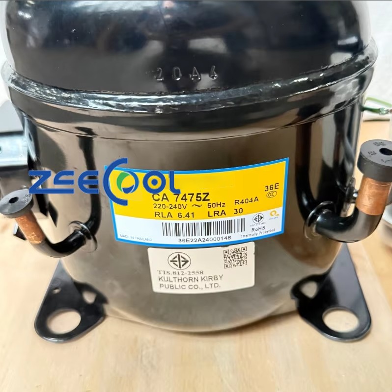 CA7475Z (5) Kulthorn Hermetic Reciprocating Compressor CA7475Z 3/4 HP CA2435Z CA7457G CA7457GK CA7459G R404a Tecumseh Commercial Freezer Display Cabinet
